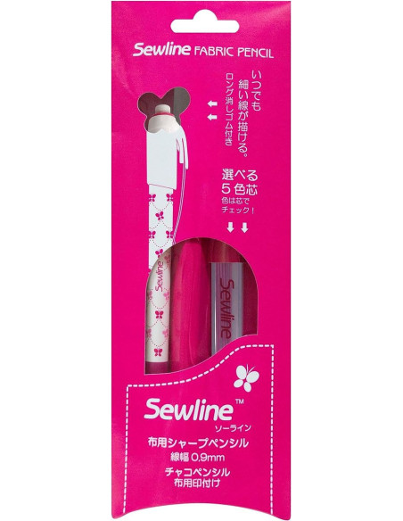 Sewline extra-fijne vulpotlood krijtstift - Roze
