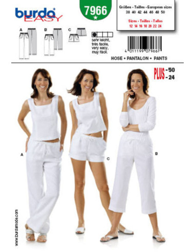 Broekpatroon - Burda 7966