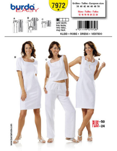 Jurkpatroon - Burda 7972