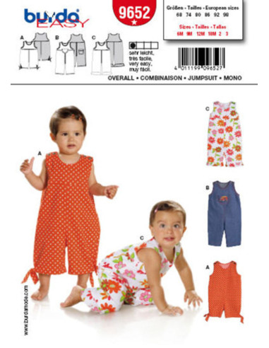 Patroon voor overall - Burda 9652