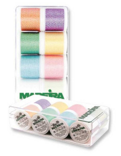 Mini doos met borduurgarens Opal Madeira