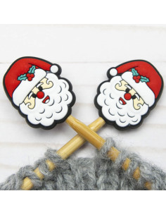 Breistoppers voor breinaalden - Kerstman