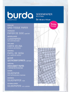 Burda geruit zijdepapier