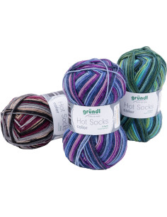 Hot Socks kleur Gründl sokkenwol