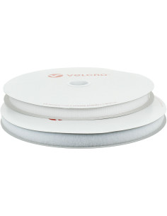VELCRO® Merk zelfklevend wit 20 mm breed rol van 25 meter