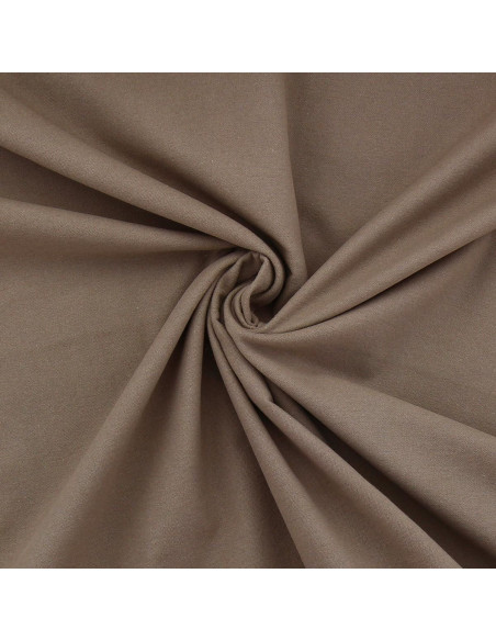 Flanellen stof - Taupe