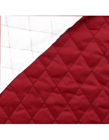 Gewatteerde voering - Rood