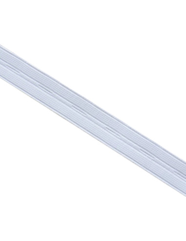 Knopenelastiek nylon - Wit