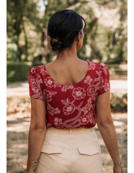 Cicadella blouse patroon - Maison Fauve