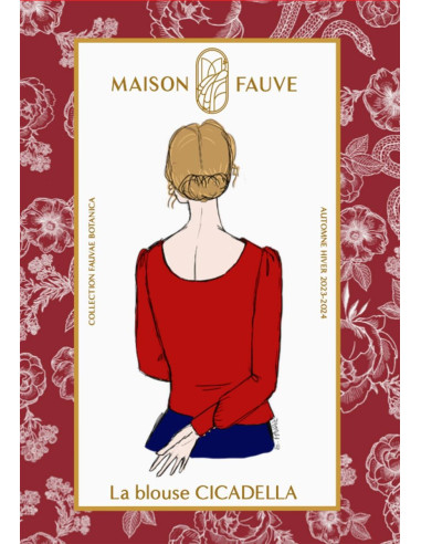 Cicadella blouse patroon - Maison Fauve