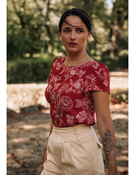 Cicadella blouse patroon - Maison Fauve