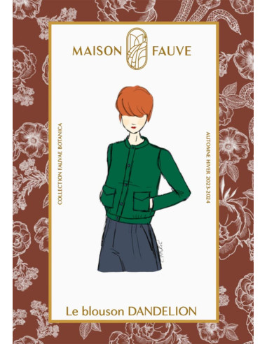 Dandelion jas patroon - Maison Fauve
