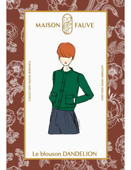 Dandelion jas patroon - Maison Fauve