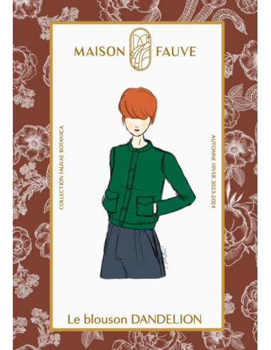 Dandelion jas patroon - Maison Fauve