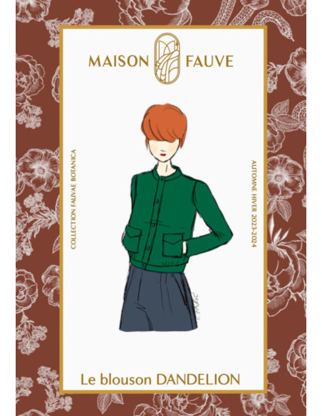 Dandelion jas patroon - Maison Fauve