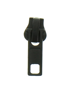Cursor voor synthetische sluiting 6 mm - Zwart