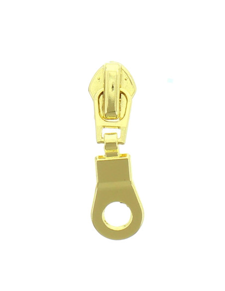 Ritscursor voor nylon sluiting 5 mm - Goud
