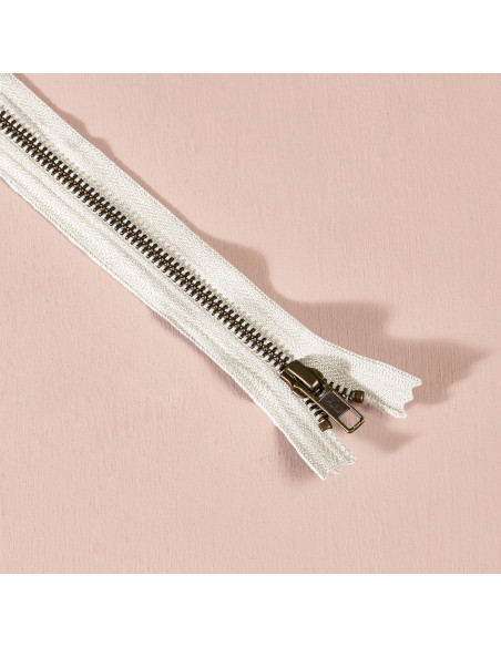 Metaalsluiting Off-White 30 cm - Atelier Brunette