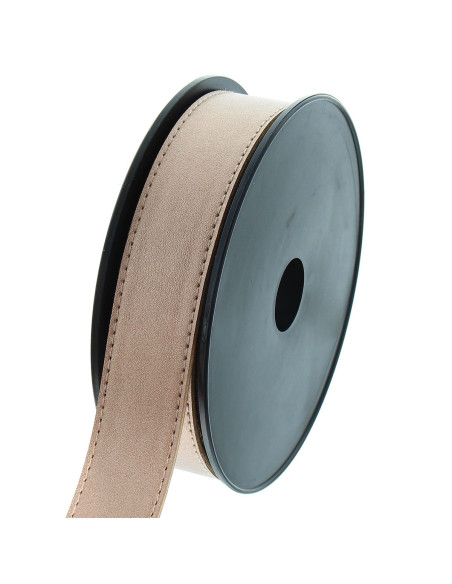 Imitatieleren riem - Bronskleurig