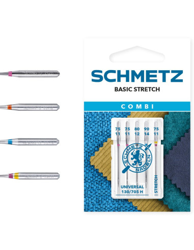 Naalden assortiment Combi Basic Stretch Schmetz