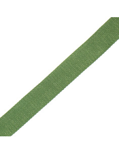 Glitterende katoenen riem voor tas - Saliegroen 2