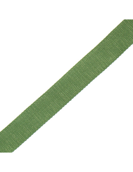 Glitterende katoenen riem voor tas - Saliegroen