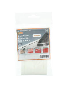 Snelle randvoering Perfobande 25 mm - Wit