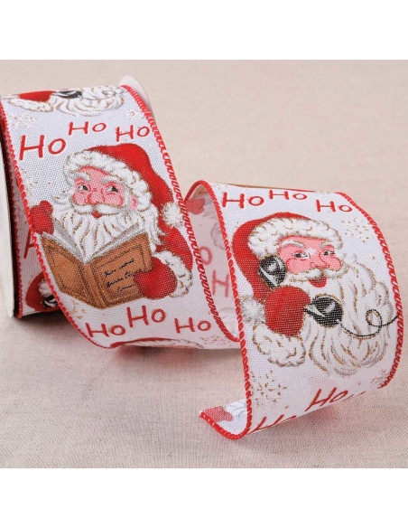 Kerstman lint - Wit