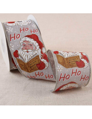 Kerstman lint - Grijs