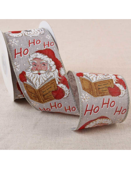 Kerstman lint - Grijs