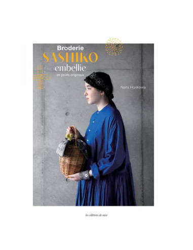 Sashiko borduurboek verfraaid