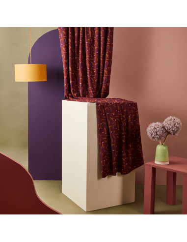Java Rust viscose crêpe stof - Atelier Brunette