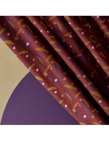 Java Rust viscose crêpe stof - Atelier Brunette