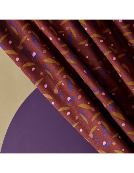 Java Rust viscose crêpe stof - Atelier Brunette