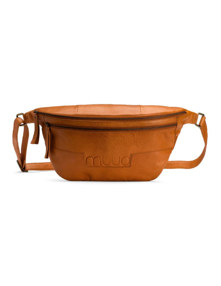 Muud Vegas XL leren heuptas - Whisky