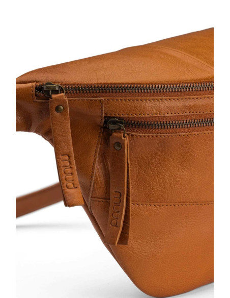 Muud Vegas XL leren heuptas - Whisky