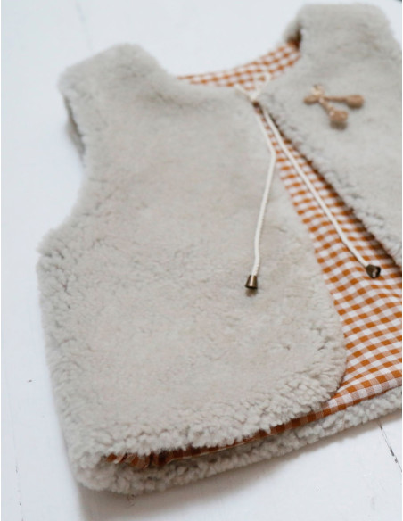 Patroon van Berger Mini gilet of vest - Atelier Scämmit