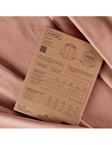 Patroon DE blouse - Atelier Brunette