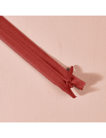 Onzichtbare sluiting Terracotta - Atelier Brunette