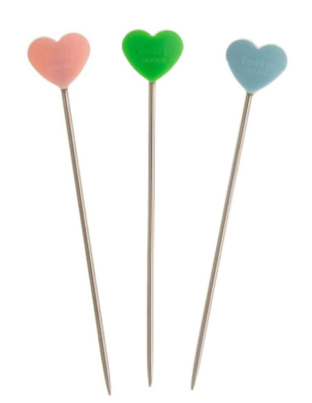 Roze, blauwe, groene Tulip breinaalden