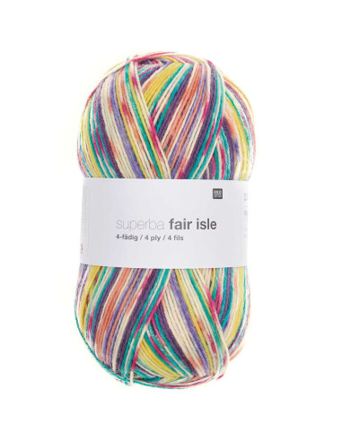 Laine Superba Fair Isle 4 draden Rico Design