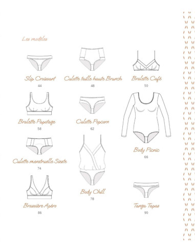 Boek om te leren je eigen comfortabele lingerie te naaien