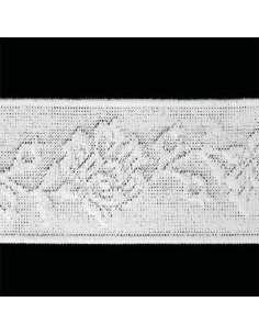 Elastische lingerie met bloemenkant wit 2