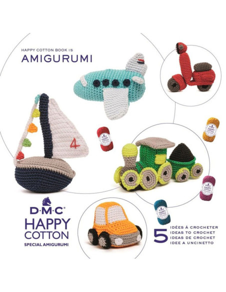 DMC happy cotton boekje speciale amigurumi - 15