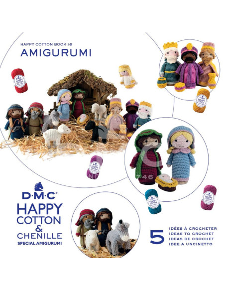 DMC happy cotton en chenille boekje speciaal voor amigurumi - 16