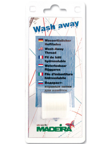 Wateroplosbaar naaigaren Wash Away Madeira