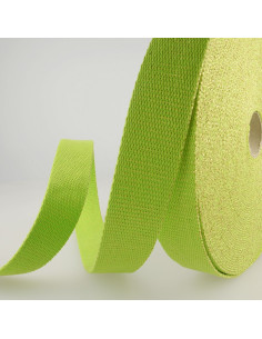 Lurex tasriem - Appelgroen en goud