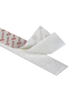 VELCRO® merk wit klittenband 50 mm breed per meter
