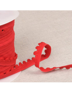 Elastische pompons - Rood