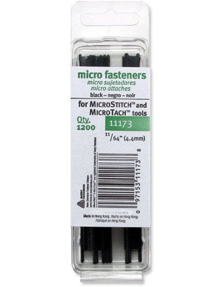 Navullingen nietjes voor MicroStitch - Zwart